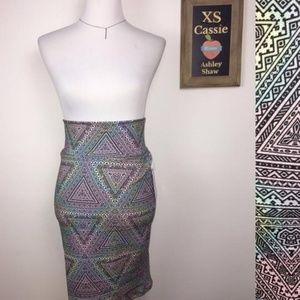 LuLaRoe Aztec Print Cassie Pencil Skirt